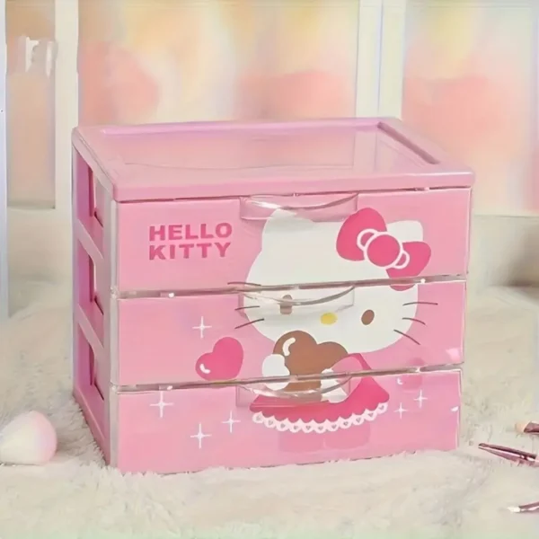 Boîte à bijoux Hello Kitty tiroirs – Image 2