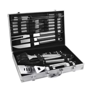 Boîte de transport ustensiles barbecue aluminium