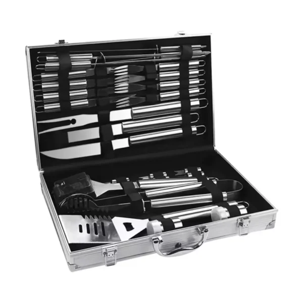Boîte de transport ustensiles barbecue aluminium