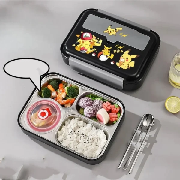 Boîte à goûter Pokemon inox – Image 2