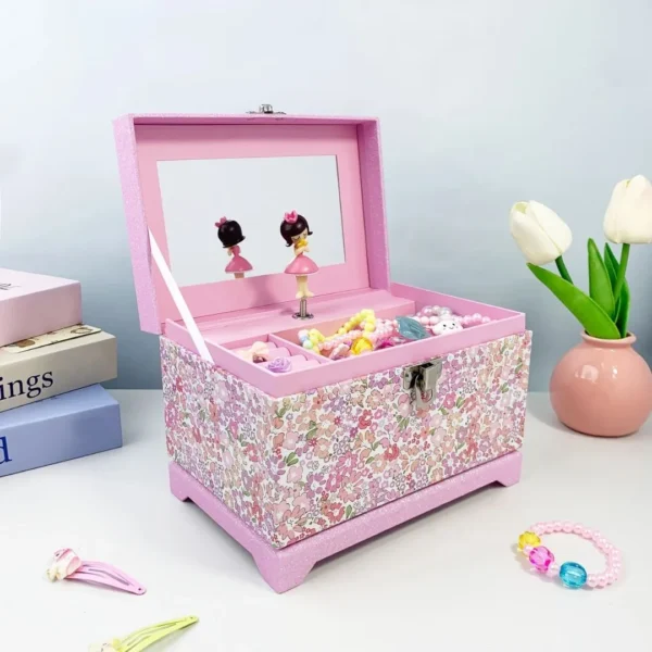 Boîte à bijoux enfant motif floral – Image 11