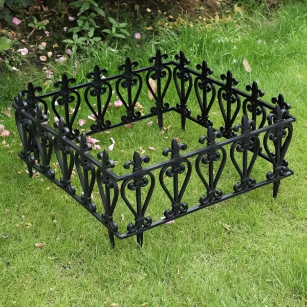 Clôture de jardin plastique style fer forgé – Image 4