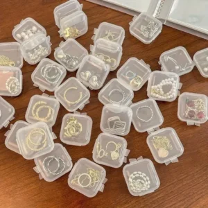 Boîtes bijoux plastique mini lot