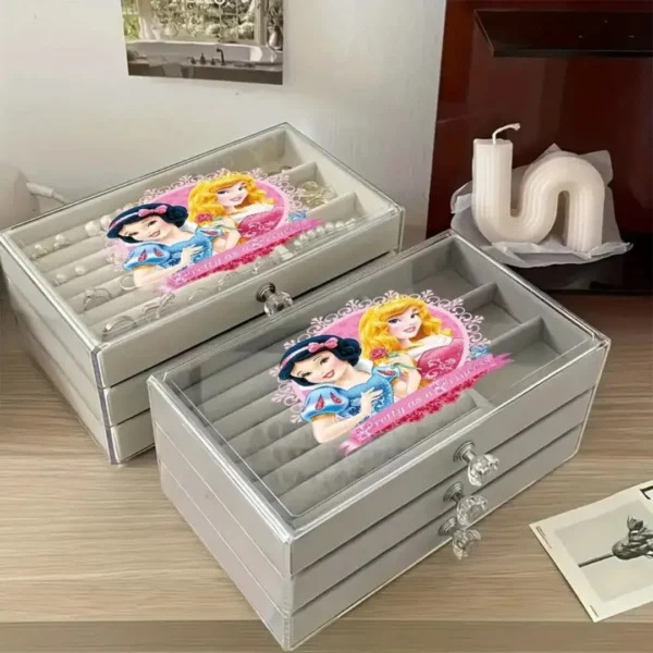 Boîte à bijoux princesse avec tiroirs – Image 5