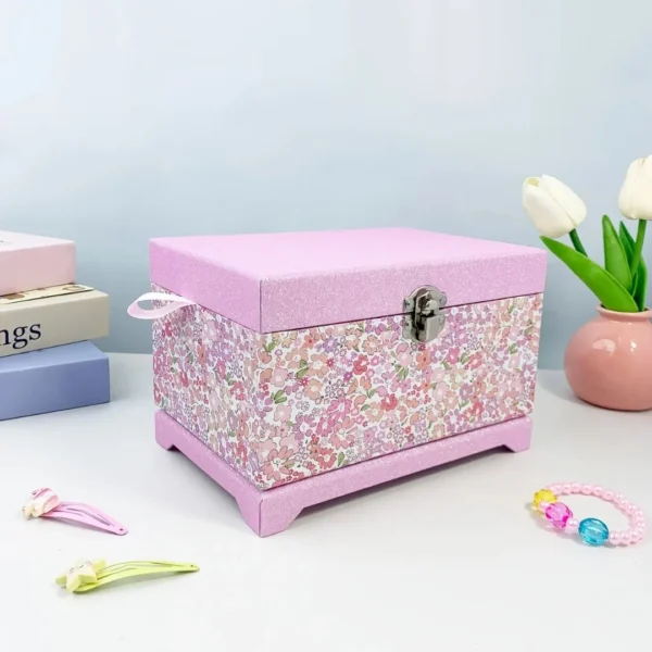 Boîte à bijoux enfant motif floral – Image 5