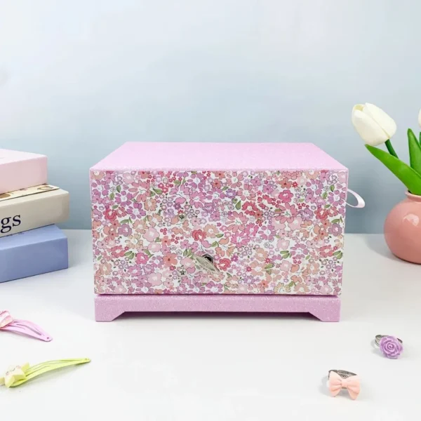 Boîte à bijoux enfant motif floral – Image 6