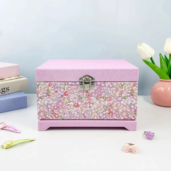 Boîte à bijoux enfant motif floral – Image 7