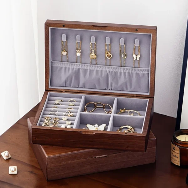 Boîte à bijoux bois magnétique – Image 4