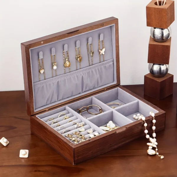 Boîte à bijoux bois magnétique – Image 5