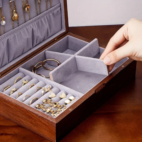 Boîte à bijoux bois magnétique – Image 7