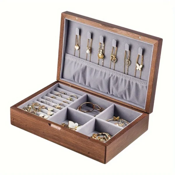 Boîte à bijoux bois magnétique – Image 9