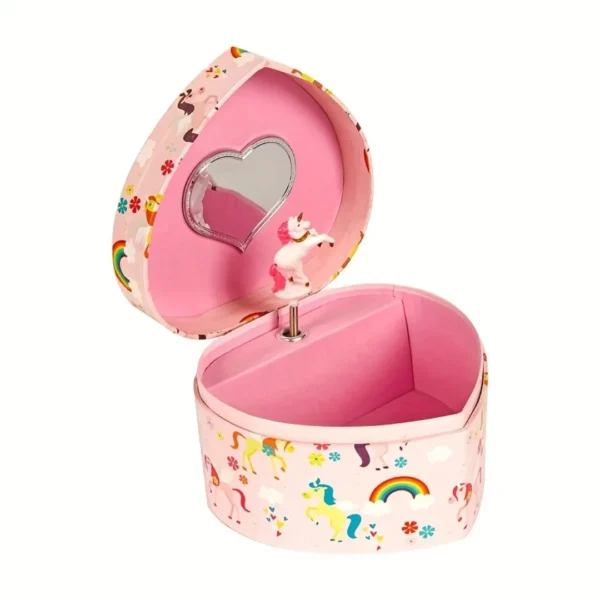 Boîte à bijoux cœur licorne – Image 2