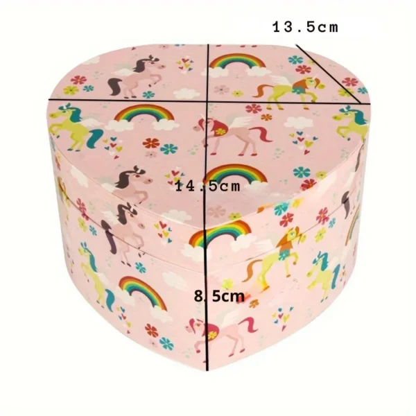 Boîte à bijoux cœur licorne – Image 3
