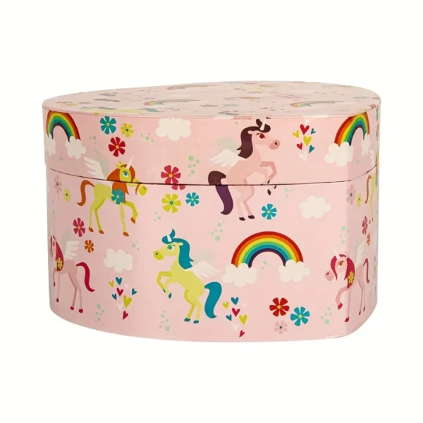 Boîte à bijoux cœur licorne