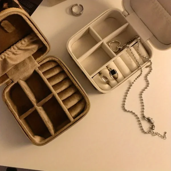 Boîte à bijoux léopard compacte – Image 6