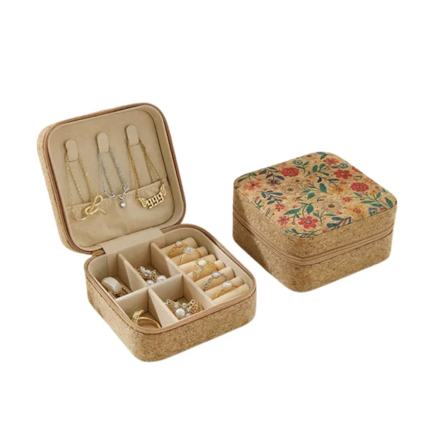 Boîte à bijoux liège vintage – Image 8