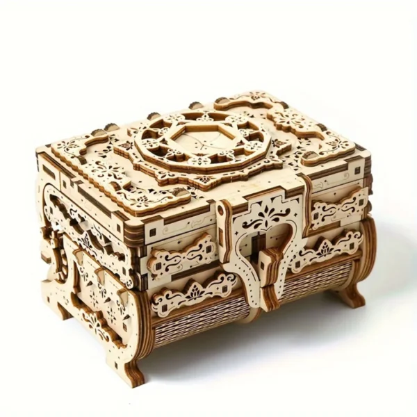 Boîte à bijoux puzzle bois 3D