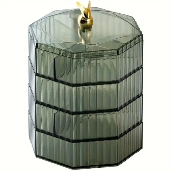 Boîte à bijoux rotative striée – Image 9