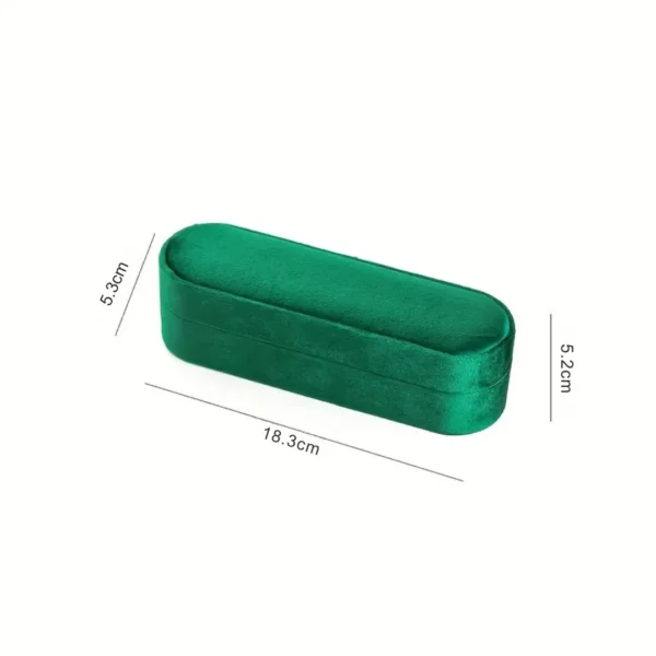 Boîte à bijoux velours bagues longues – Image 3