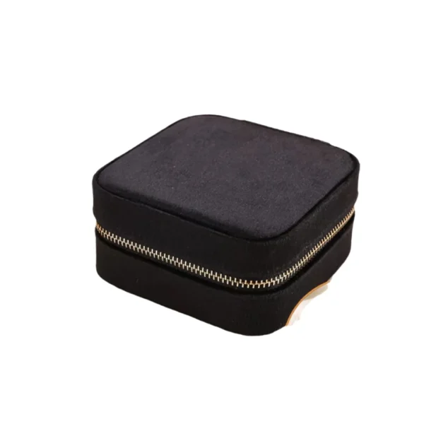 Boîte à bijoux velours miroir zip – Image 10