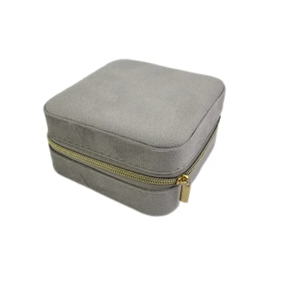 Boîte à bijoux velours miroir zip – Image 12