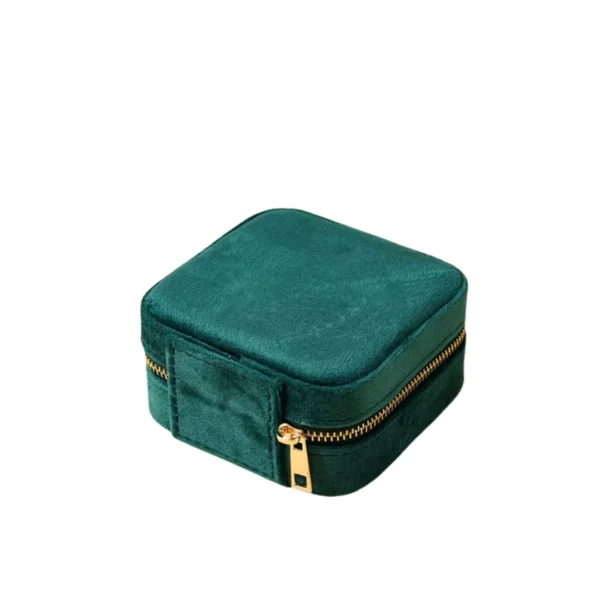 Boîte à bijoux velours miroir zip – Image 11