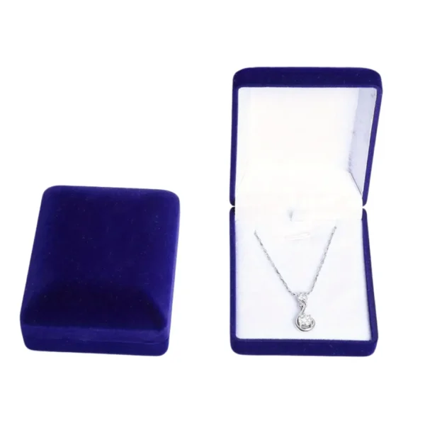 Boîte à bijoux velours pendentif – Image 6