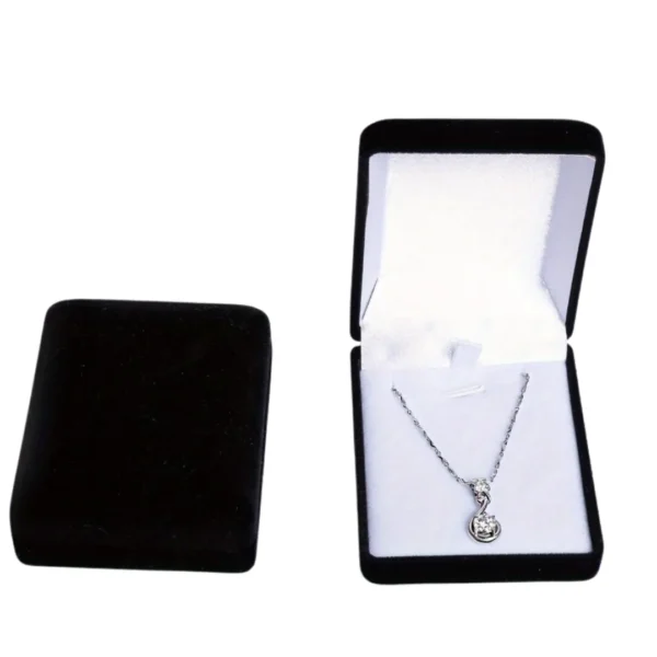 Boîte à bijoux velours pendentif – Image 5