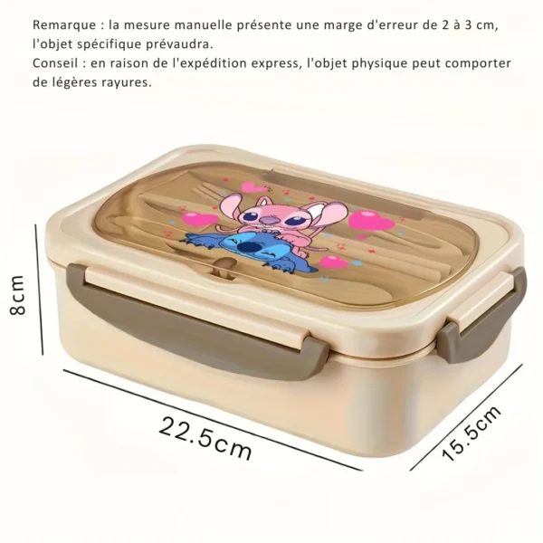 Boîte à goûter Stitch amoureux – Image 3