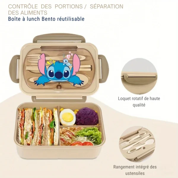 Boîte à goûter Stitch oreilles levées – Image 2