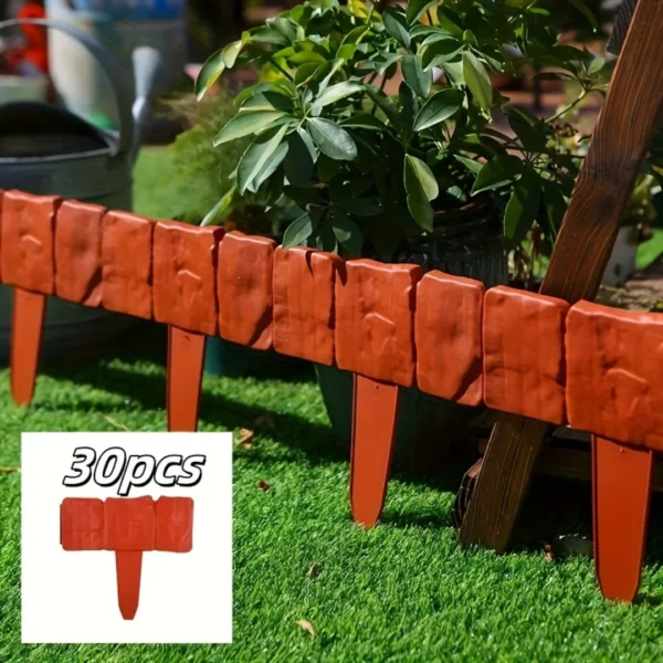 Bordure de jardin plastique effet pierre – Image 7