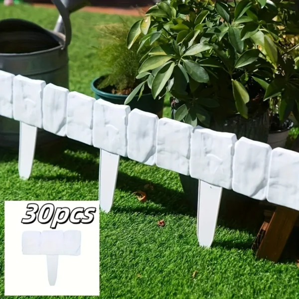 Bordure de jardin plastique effet pierre – Image 6