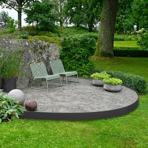 Bordure de jardin rigide avec piquets – Image 5