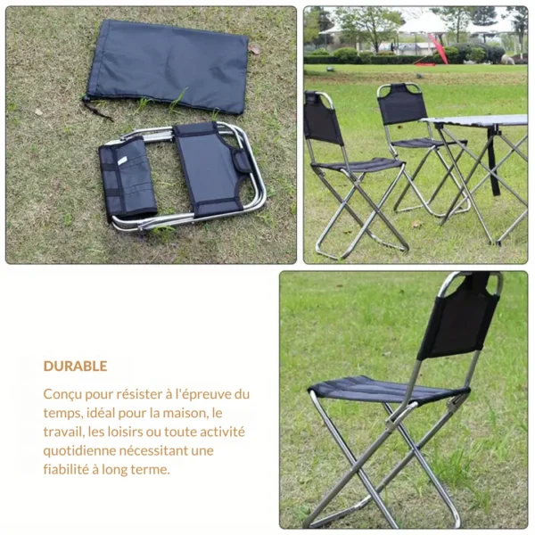 Chaise de jardin pliante compacte nomade – Image 9