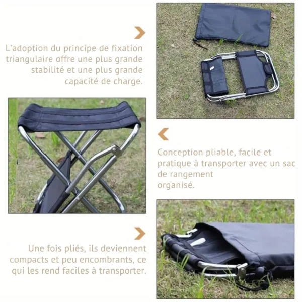 Chaise de jardin pliante compacte nomade – Image 6