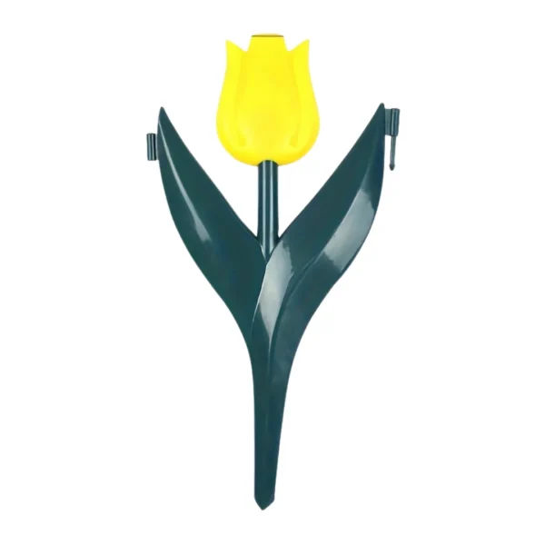 Clôture de jardin plastique tulipes décoratives