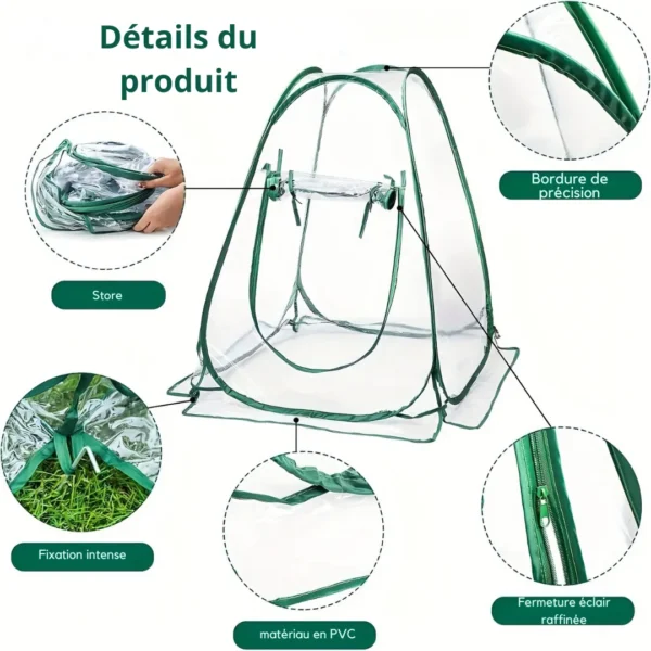 Mini serre pop-up jardin compact – Image 7