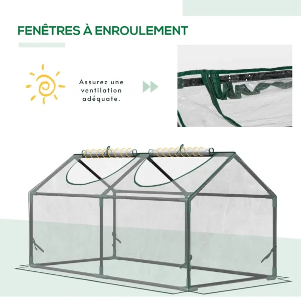 Serre tunnel grande capacité jardin – Image 7