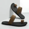 Tong cuir homme été chic