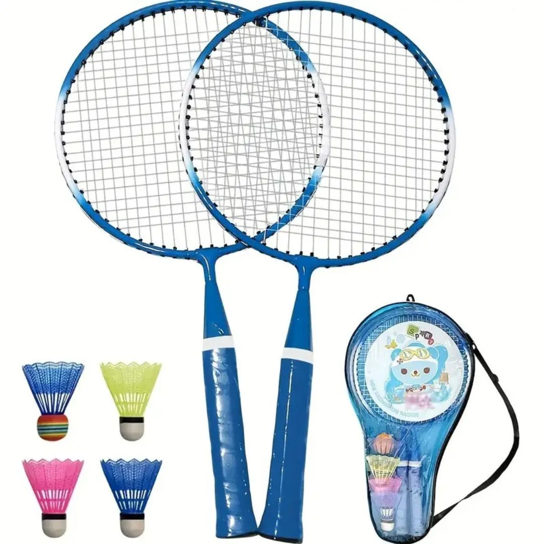 Raquettes badminton enfant avec housse illustrée – Image 3
