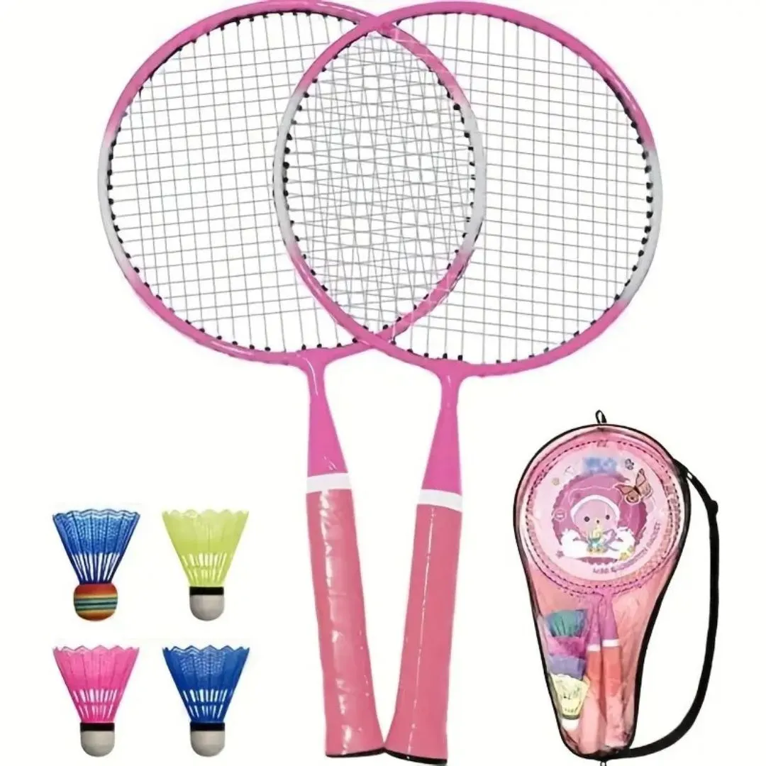 Raquettes badminton enfant avec housse illustrée – Image 4