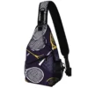 Sac bandoulière badminton motif raquettes