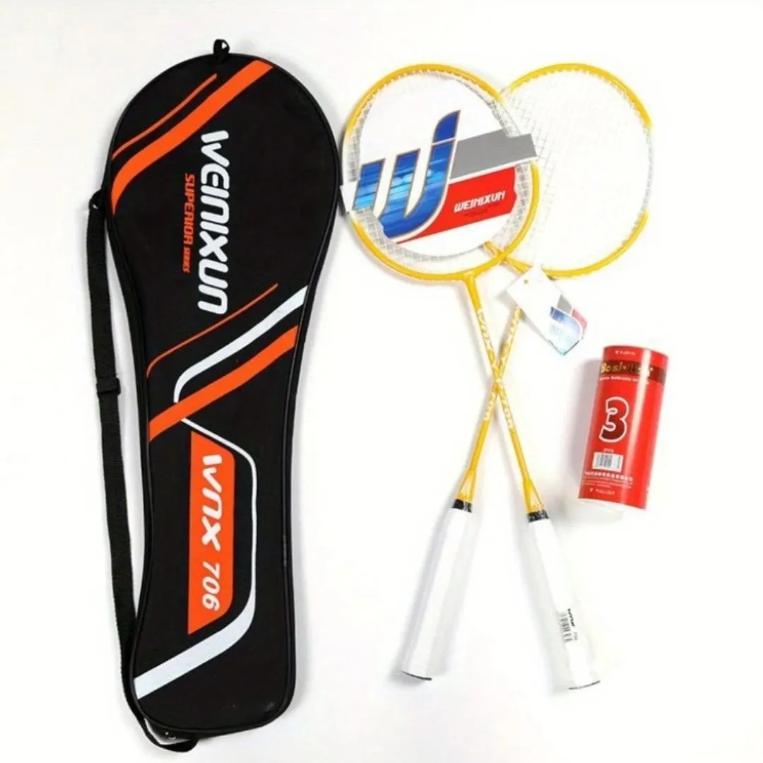 Raquettes badminton compétition fer et volant