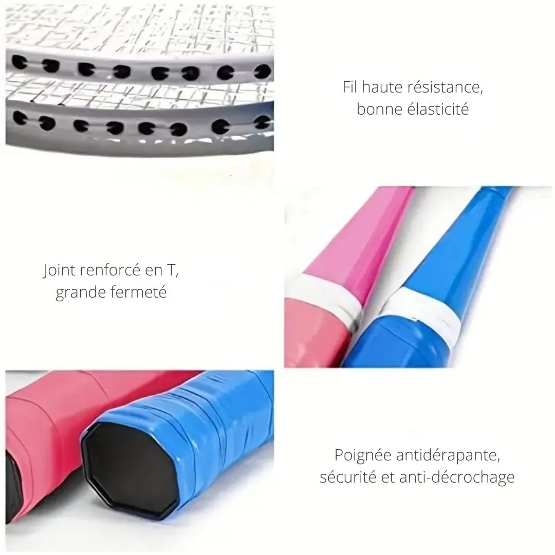 Raquettes badminton enfant avec housse illustrée – Image 8