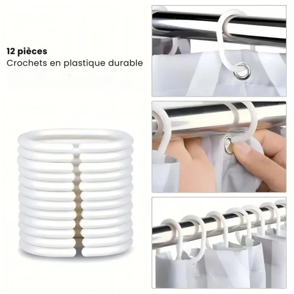 Rideau de douche femme chic – Image 3