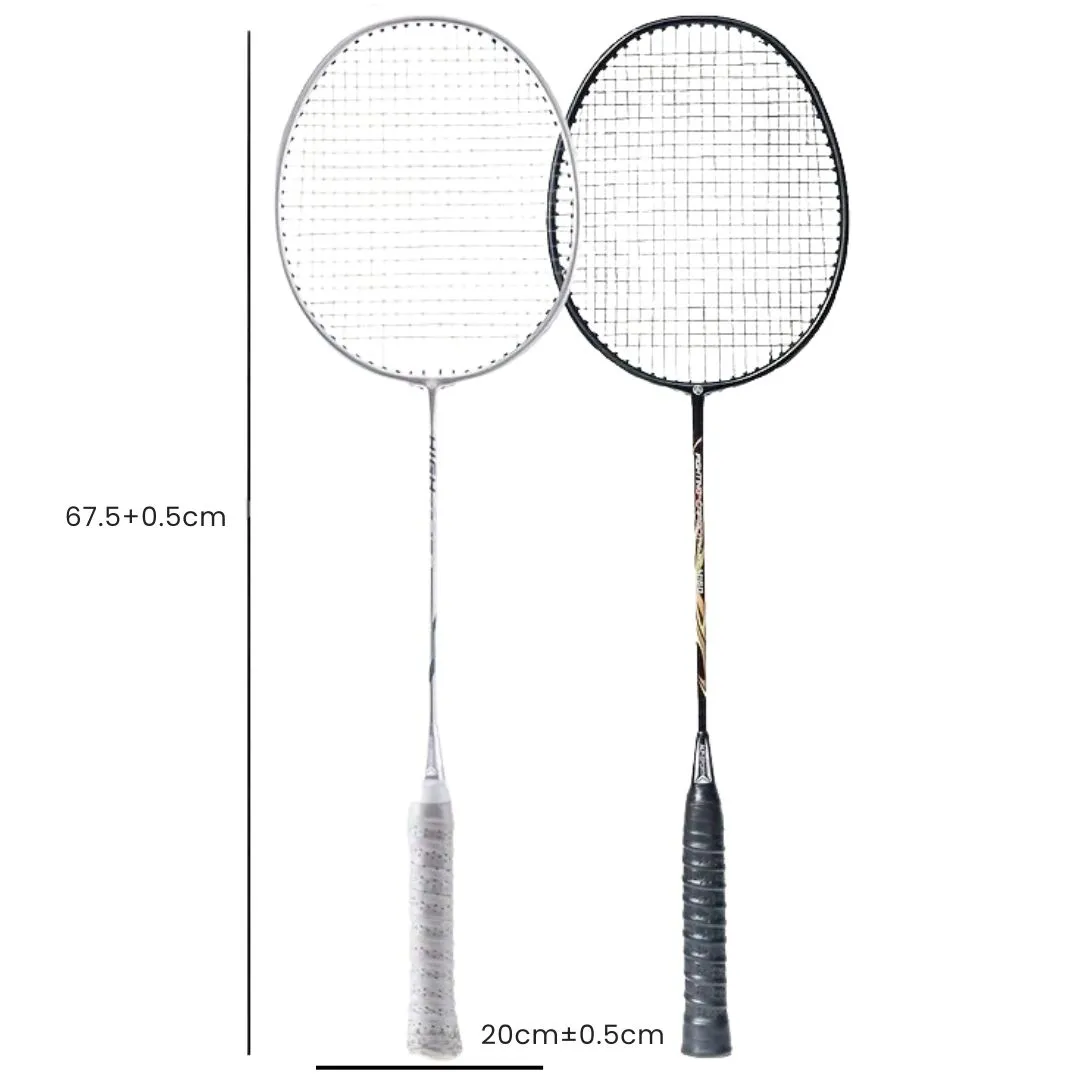 Raquettes badminton carbone grip renforcé – Image 3