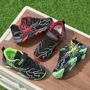 Chaussures badminton enfant design éclair