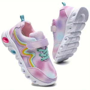 Chaussures badminton enfant pastel antidérapantes