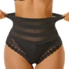 Culotte gainante dentelle taille haute