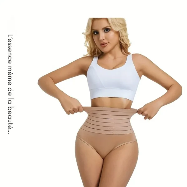 Culotte gainante taille haute élastique – Image 5